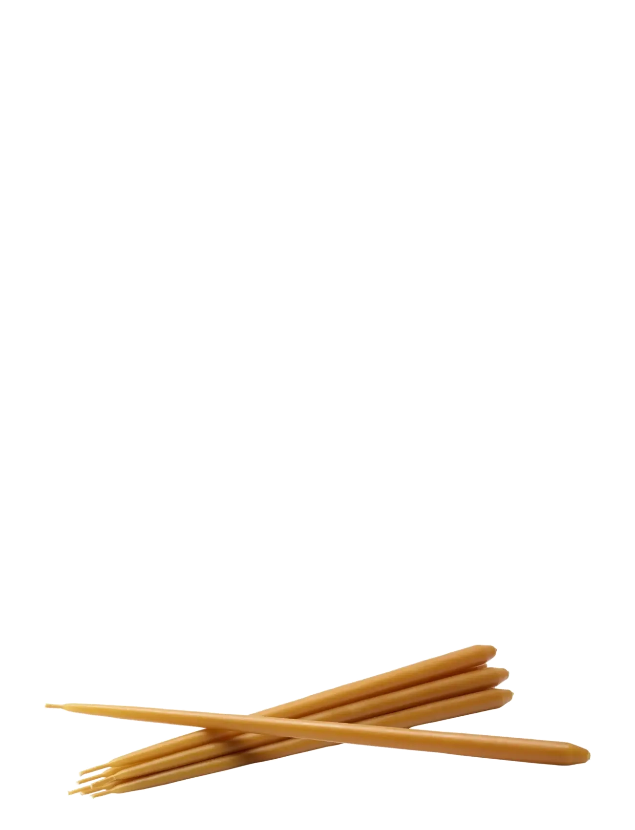 STOFF Nagel Taper Candles By Ester & Erik (Box W/6 Pcs), Søjlelys, Orange, Str: ONE SIZE