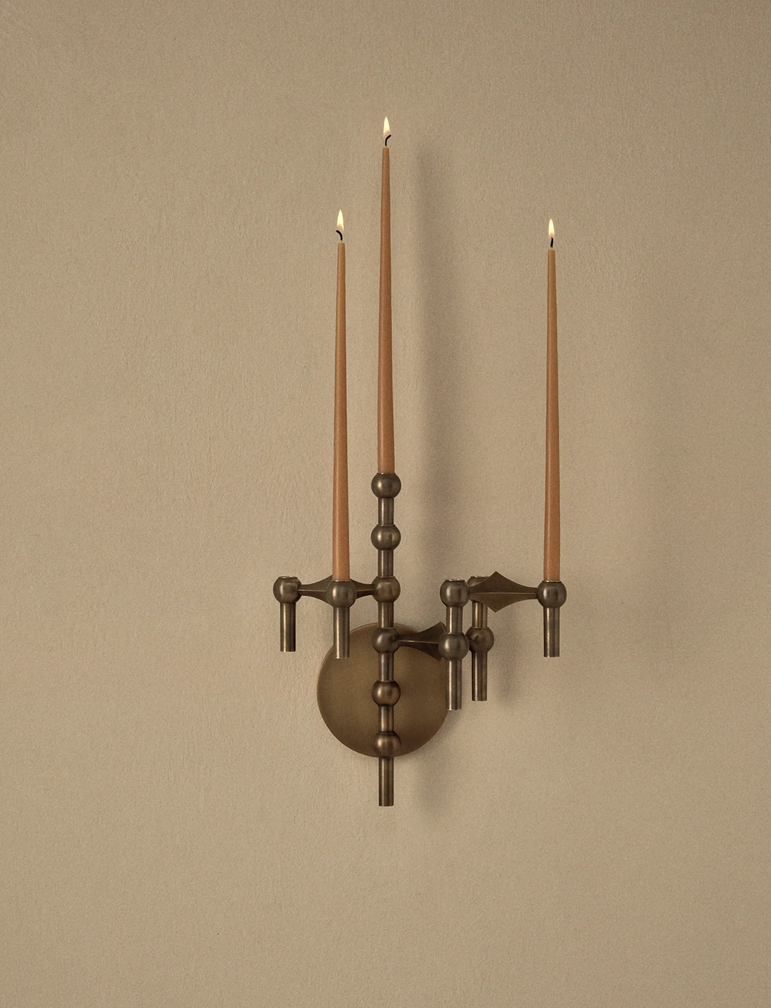 STOFF Nagel Taper Candles By Ester & Erik (Box W/6 Pcs), One Size, Candles, Orange - Pillar Homeware