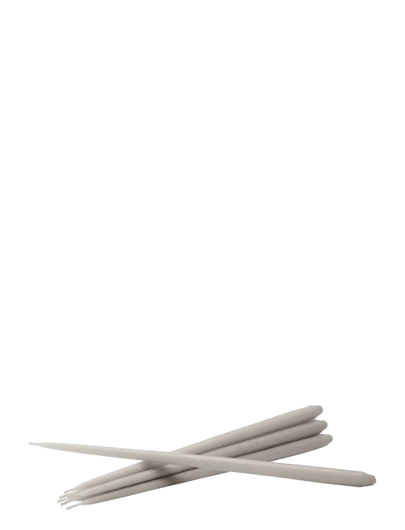 STOFF Nagel Taper Candles By Ester & Erik (Box W/6 Pcs), Søjlelys, Beige, Str: 29X1.3CM