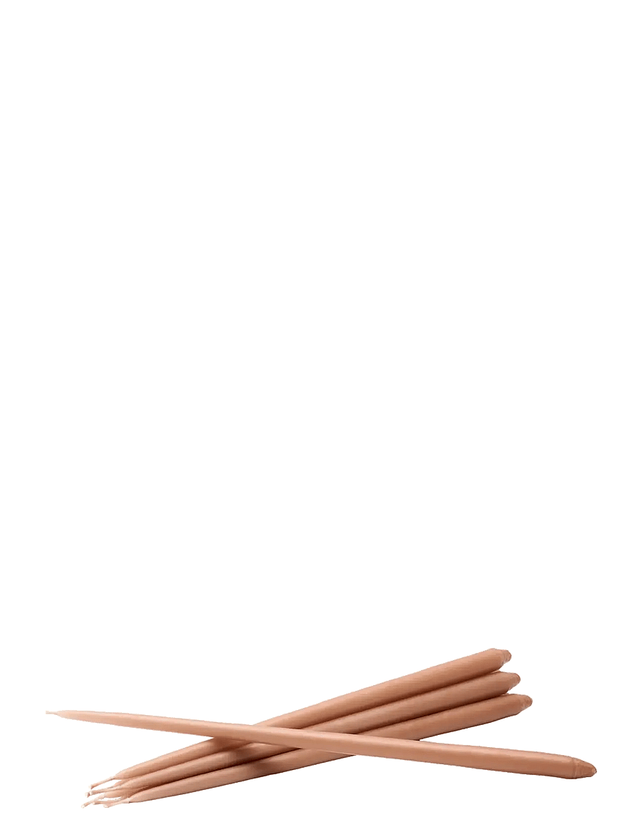 STOFF Nagel - STOFF Nagel taper candles by Ester & Erik (box w/6 pcs) - pikad küünlad - dusty rose - 1