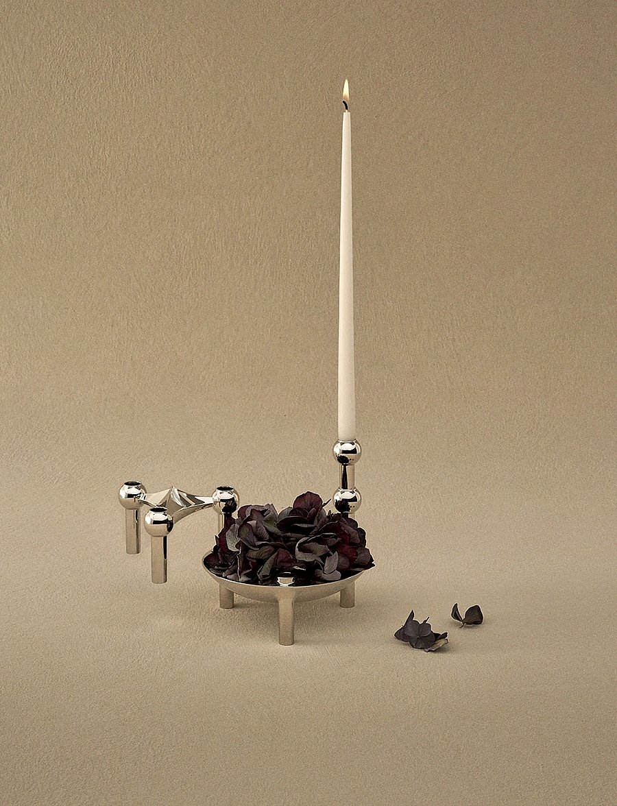 STOFF Nagel - STOFF Nagel taper candles by Ester & Erik (box w/6 pcs) - pikad küünlad - off-white - 0