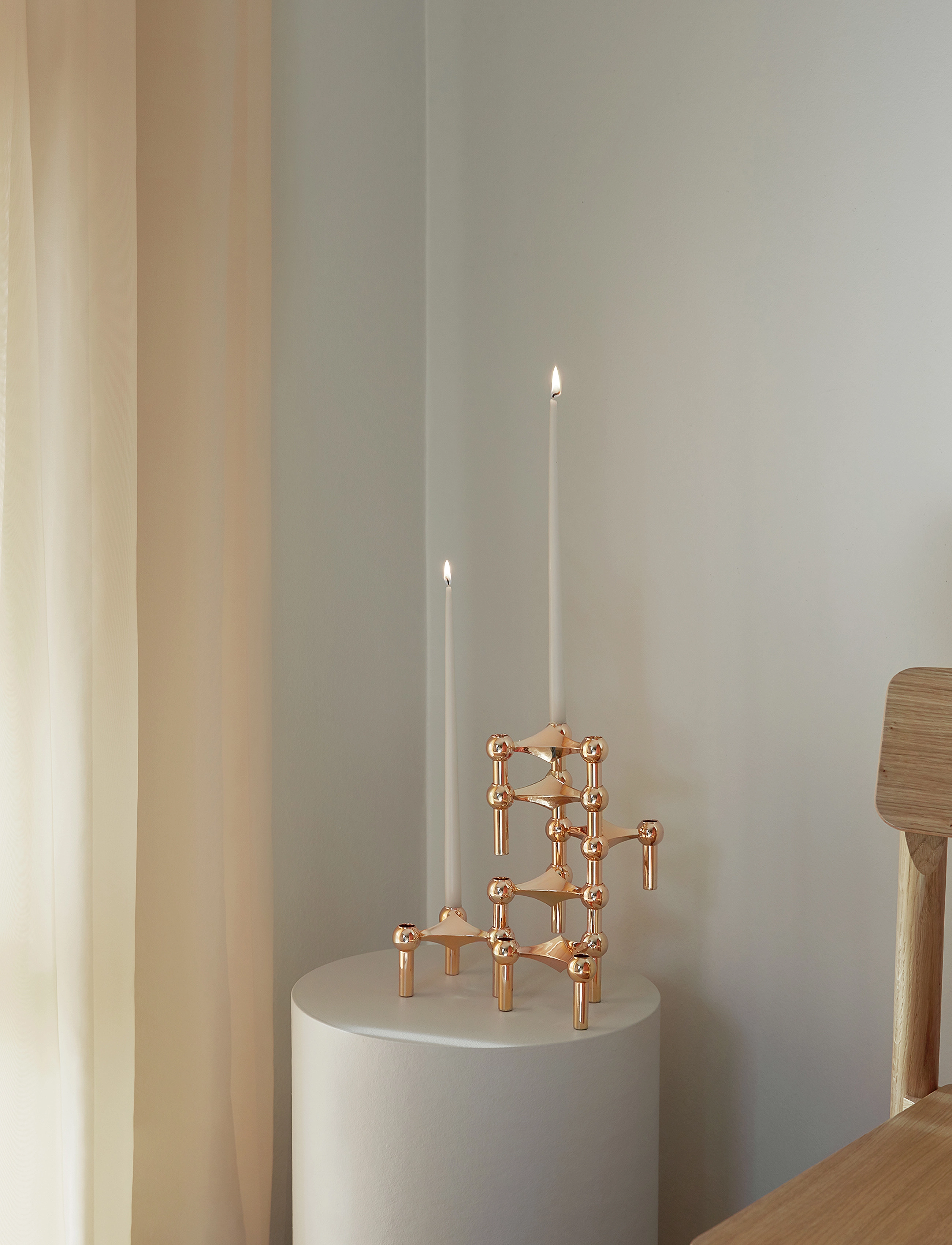 STOFF Nagel - STOFF Nagel taper candles by Ester & Erik (box w/6 pcs) - cadeau de saint valentin - off-white - 3
