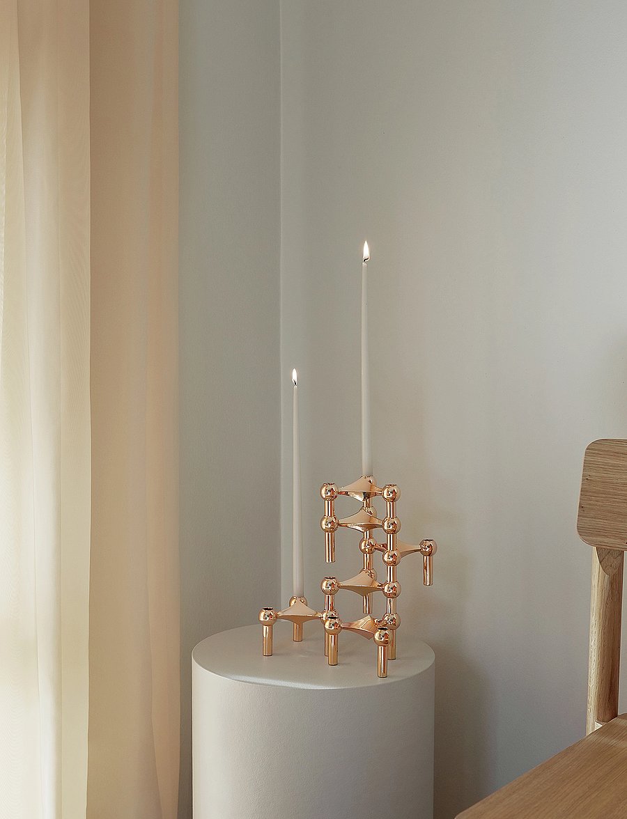 STOFF Nagel - STOFF Nagel taper candles by Ester & Erik (box w/6 pcs) - pikad küünlad - off-white - 3