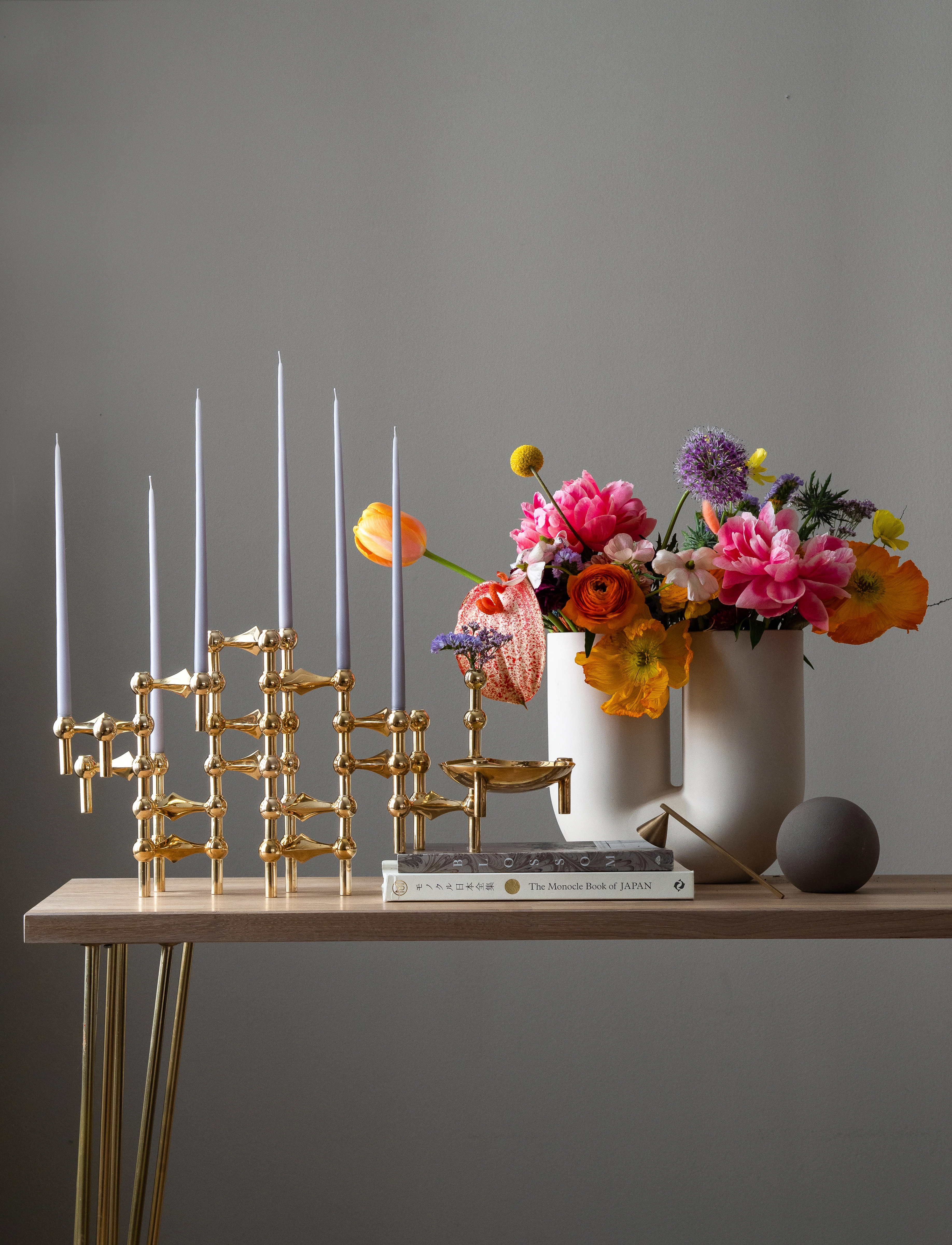 STOFF Nagel Stoff Nagel Taper Candles By Ester & Erik (Box W/6 Pcs), 29X1.3 cm, Purple, Stearinlys > Søjlelys, Unisex