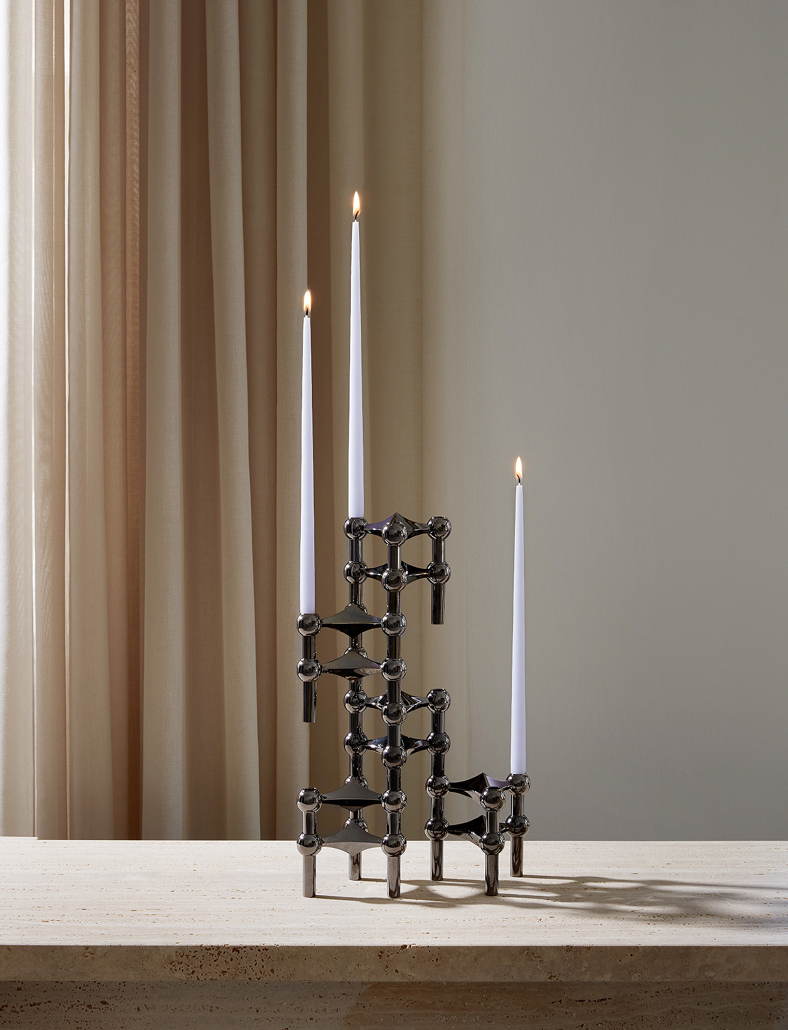 STOFF Nagel - STOFF Nagel taper candles by Ester & Erik (box w/6 pcs) - cadeau de saint valentin - light lavender - 2