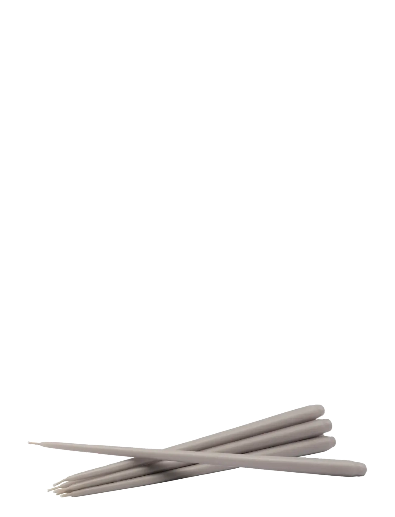 STOFF Nagel STOFF Nagel taper candles by Ester & Erik (box w/6 pcs) - STOFF Nagel - WARM GREY / grey