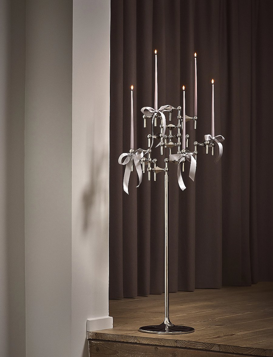 STOFF Nagel - STOFF Nagel taper candles by Ester & Erik (box w/6 pcs) - pikad küünlad - warm grey - 2