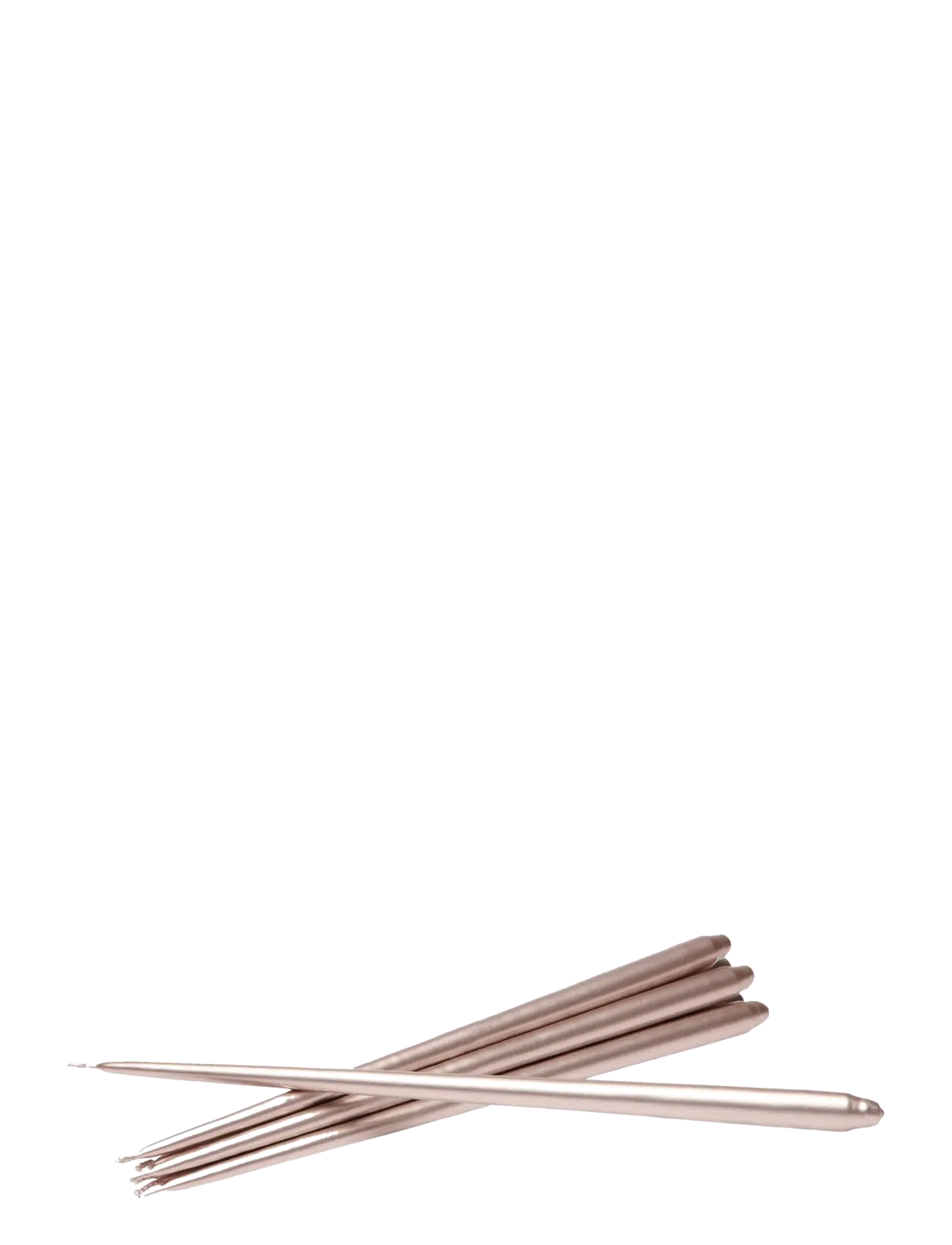 STOFF Nagel Taper Candles By Ester & Erik (Box W/6 Pcs), Søjlelys, Guld, Str: 29X1.3CM