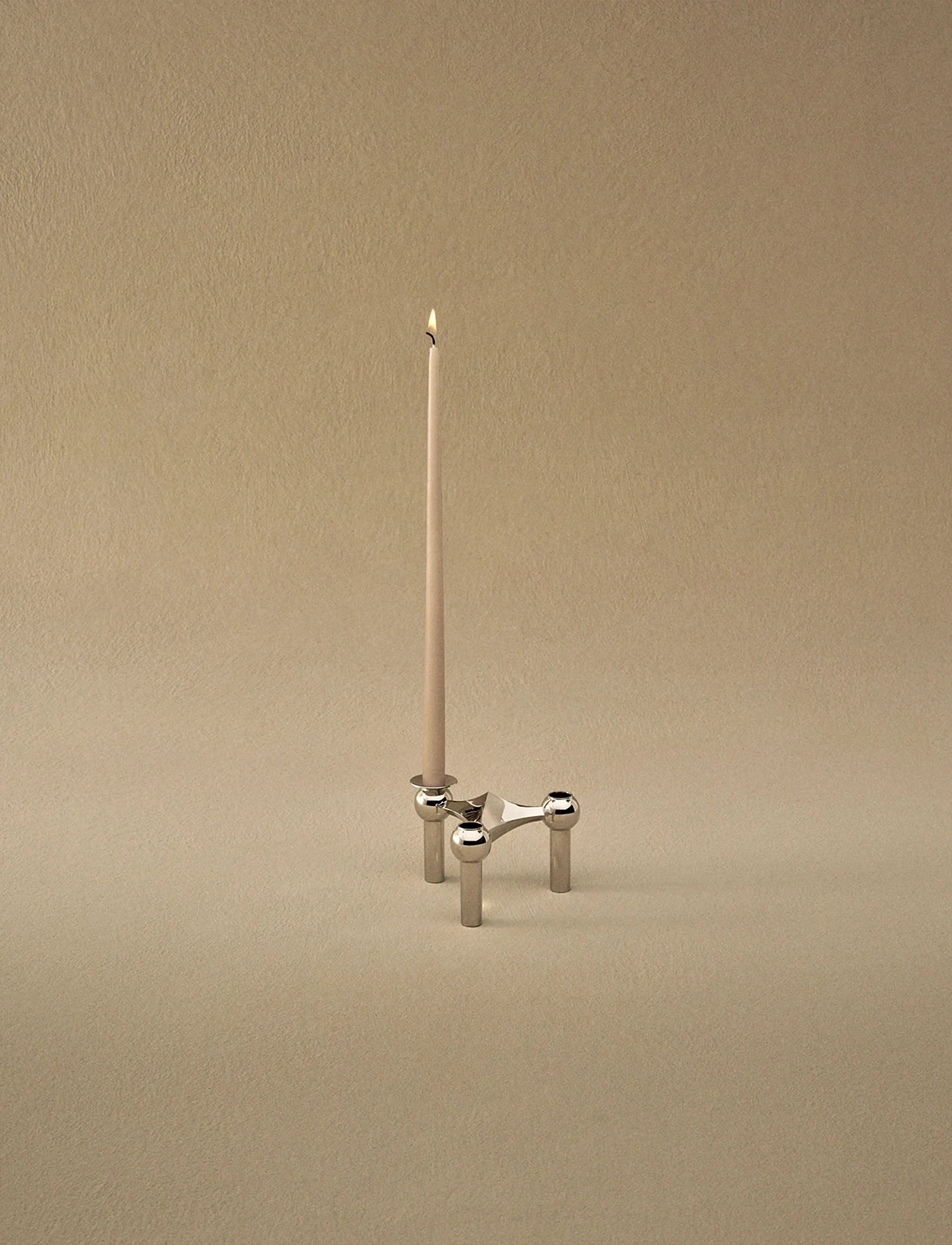 STOFF Nagel Stoff Nagel Taper Candles By Ester & Erik (Box W/6 Pcs), 29X1.3 cm, Beige, Stearinlys > Søjlelys, Unisex