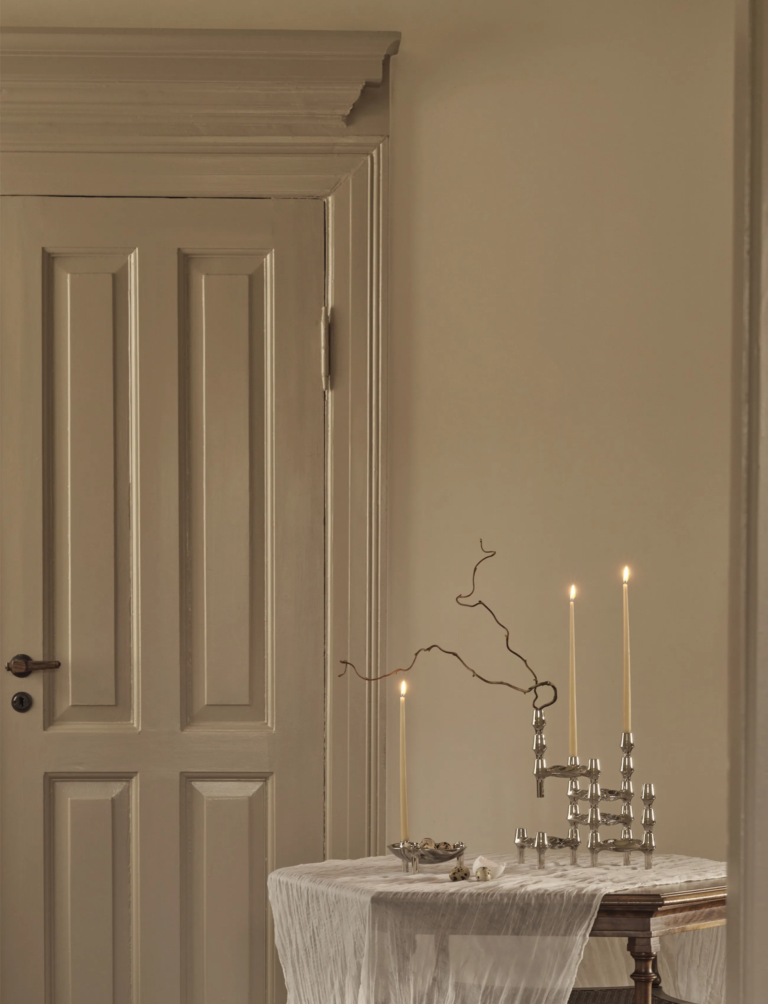 STOFF Nagel - STOFF Nagel taper candles by ester & erik (box w/6 pcs) - ginger - tealights - ginger - 2