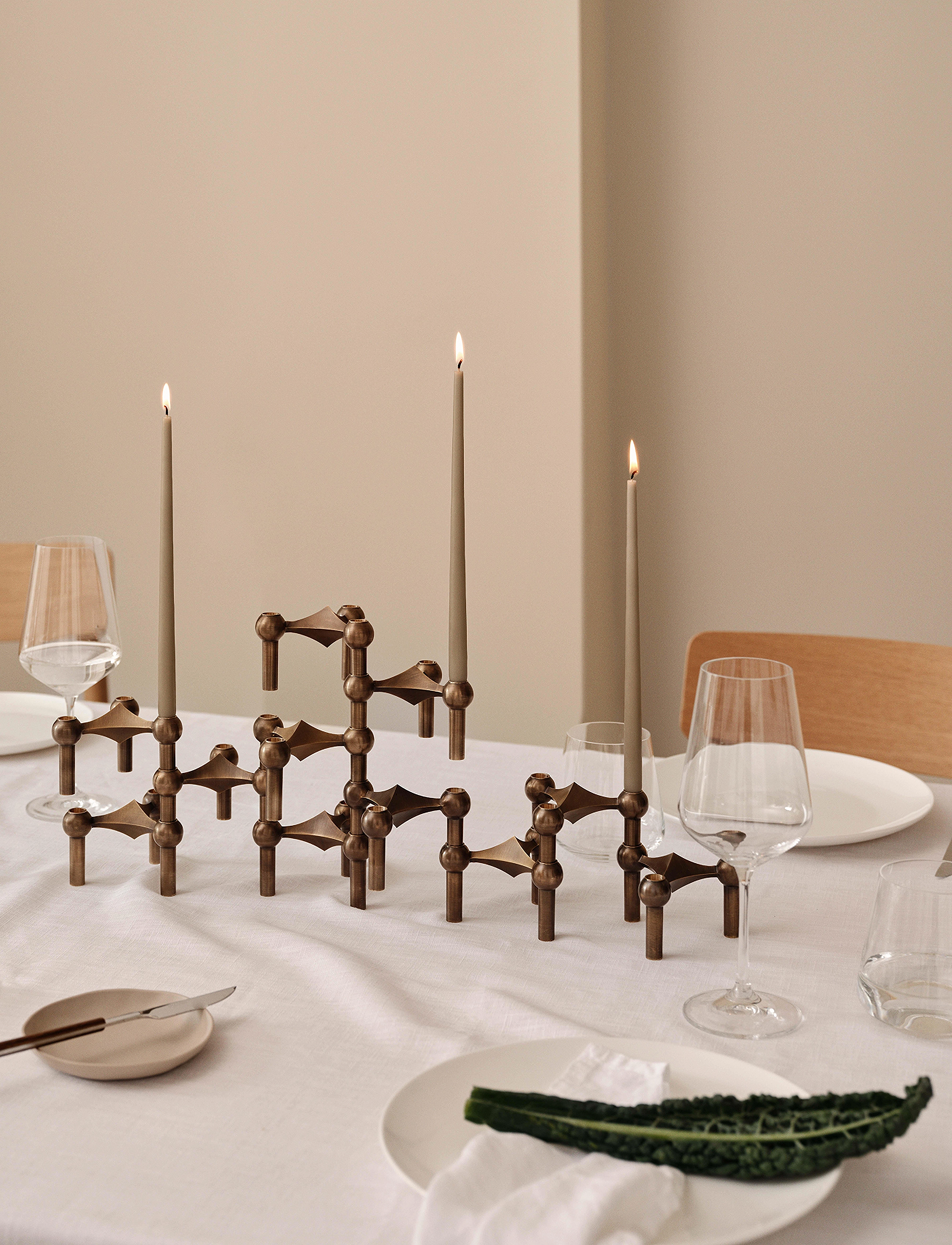 STOFF Nagel - STOFF Nagel taper candles by Ester & Erik (box w/6 pcs) - stagelys - artichoke - 2