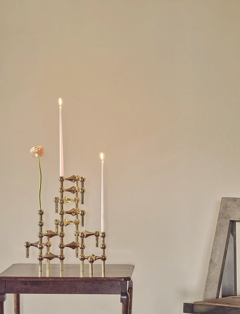 STOFF Nagel - STOFF Nagel taper candles by Ester & Erik (box w/6 pcs) - pikad küünlad - mellow pink - 3