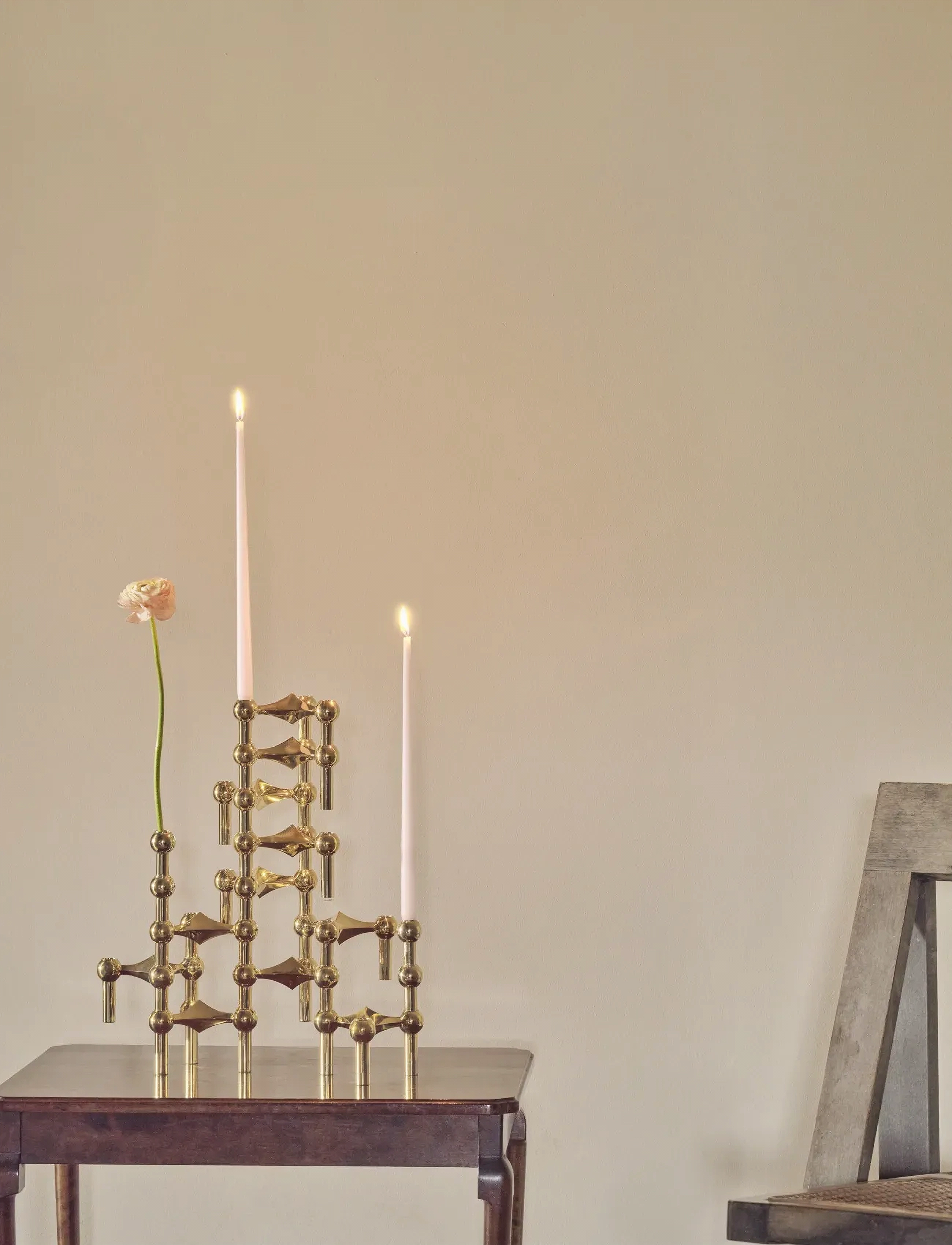 STOFF Nagel - STOFF Nagel taper candles by Ester & Erik (box w/6 pcs) - stagelys - mellow pink - 3