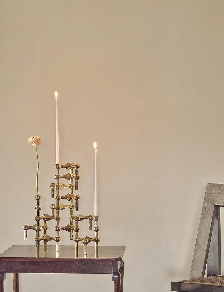 STOFF Nagel - STOFF Nagel taper candles by Ester & Erik (box w/6 pcs) - tischkerzen - mellow pink - 3