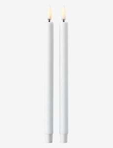 STOFF LED taper candles by Uyuni Lighting, box with 2 pieces, STOFF Nagel