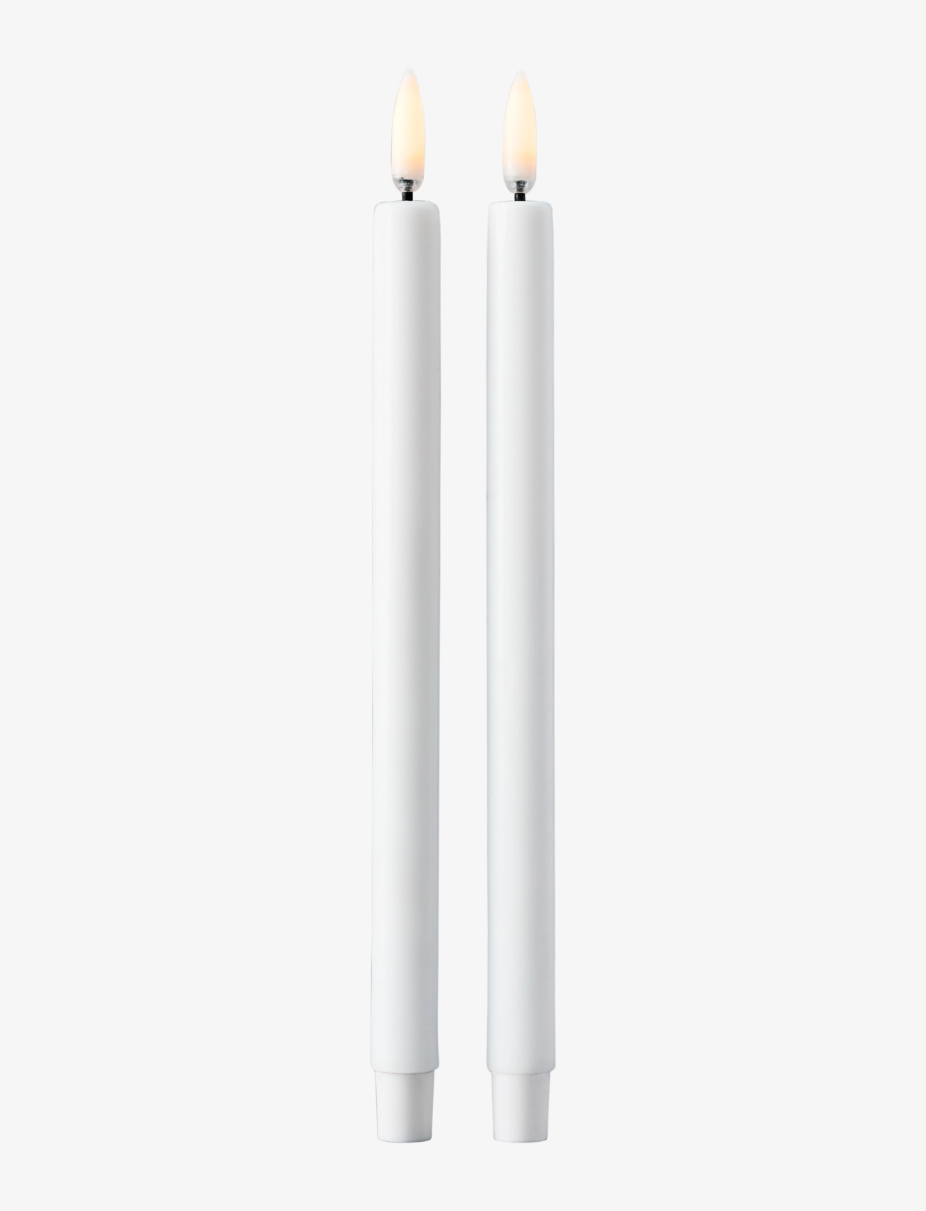 STOFF Nagel Led Candles By Uyuni Lighting, Box With 2 Pieces, LED-lys, Hvid, Str: H:20CM