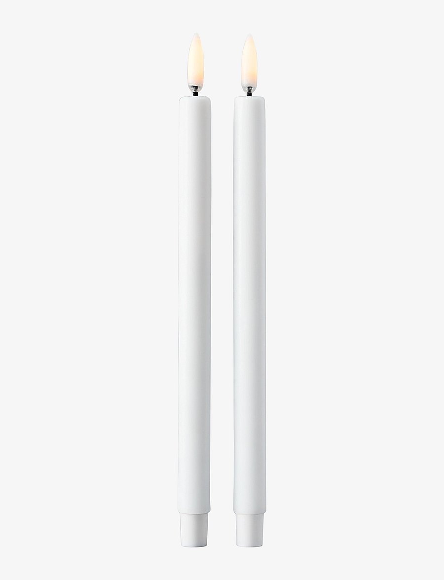 STOFF Nagel - STOFF Nagel LED candles by Uyuni Lighting, box with 2 pieces - led kerzen - white - 1