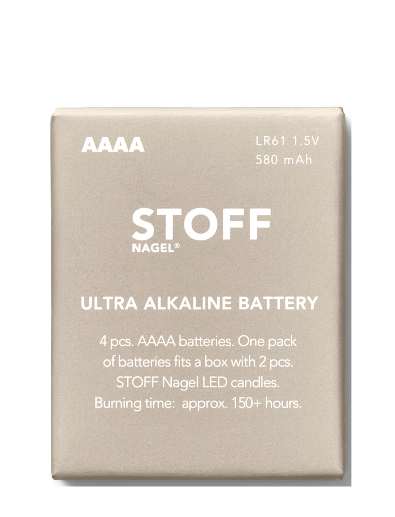 STOFF Nagel STOFF Nagel AAAA Battery, 4 pack - Beleuchtung - GREY / grey