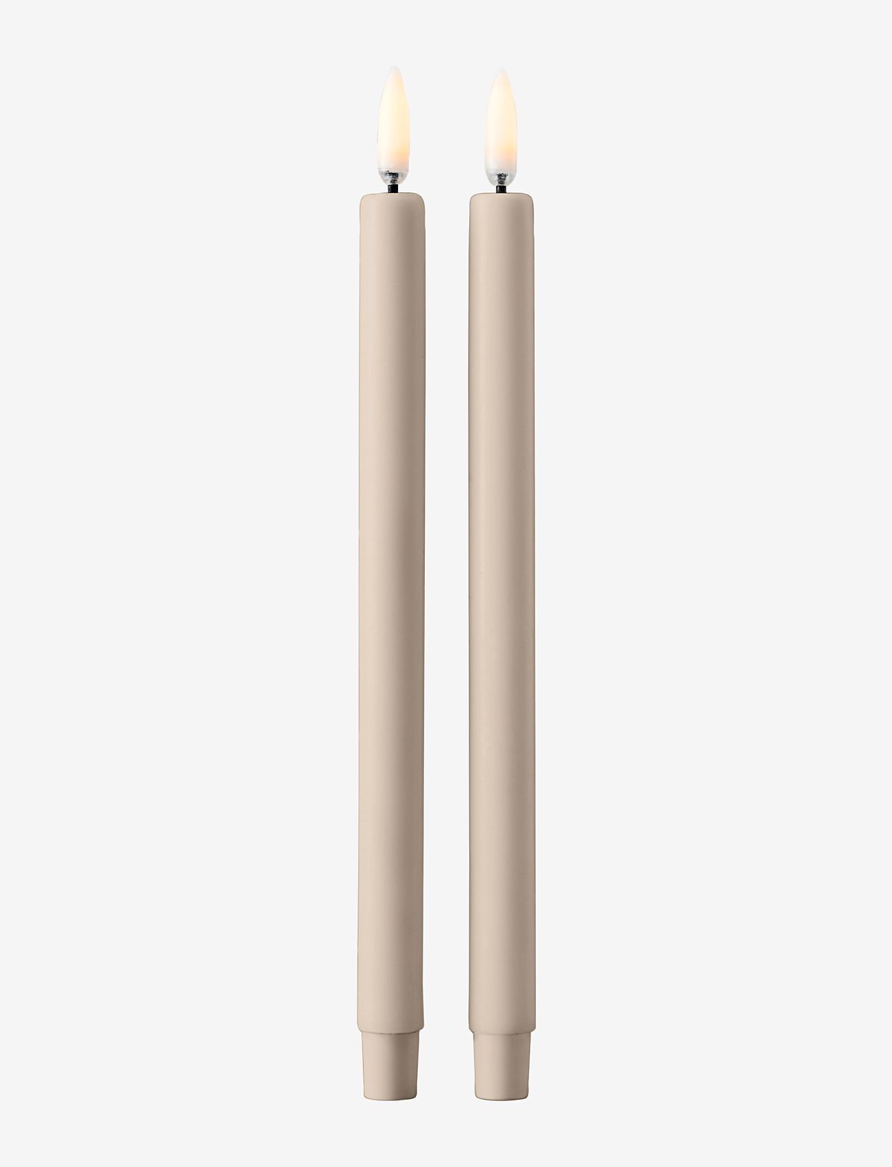 STOFF Nagel - STOFF Nagel LED candles by Uyuni Lighting, box with 2 pieces - led candles - sand - 1