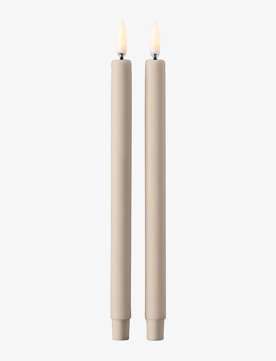 STOFF Nagel - STOFF Nagel LED candles by Uyuni Lighting, box with 2 pieces - led küünlad - sand - 1