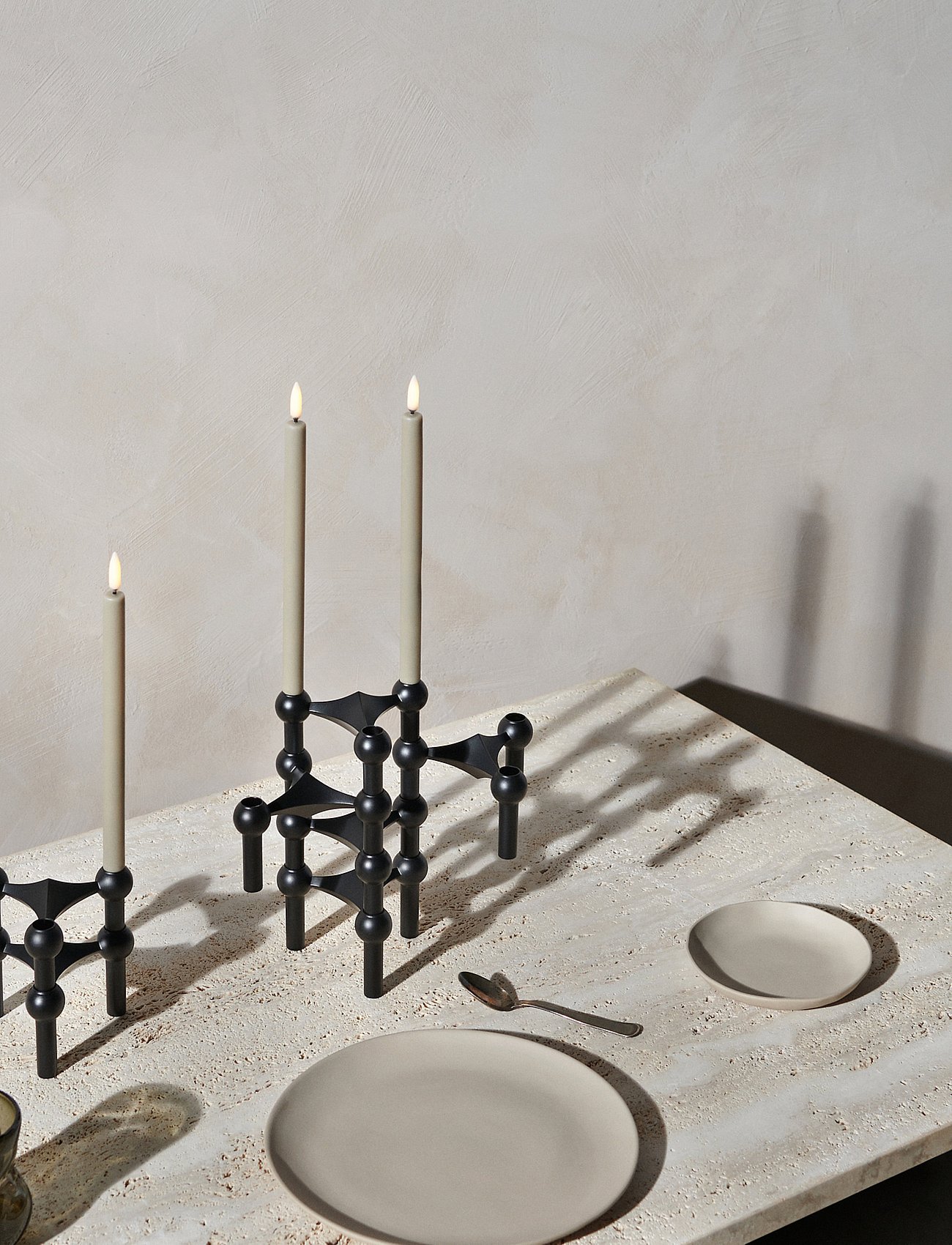 STOFF Nagel LED candles by Uyuni Lighting, box with 2 pieces