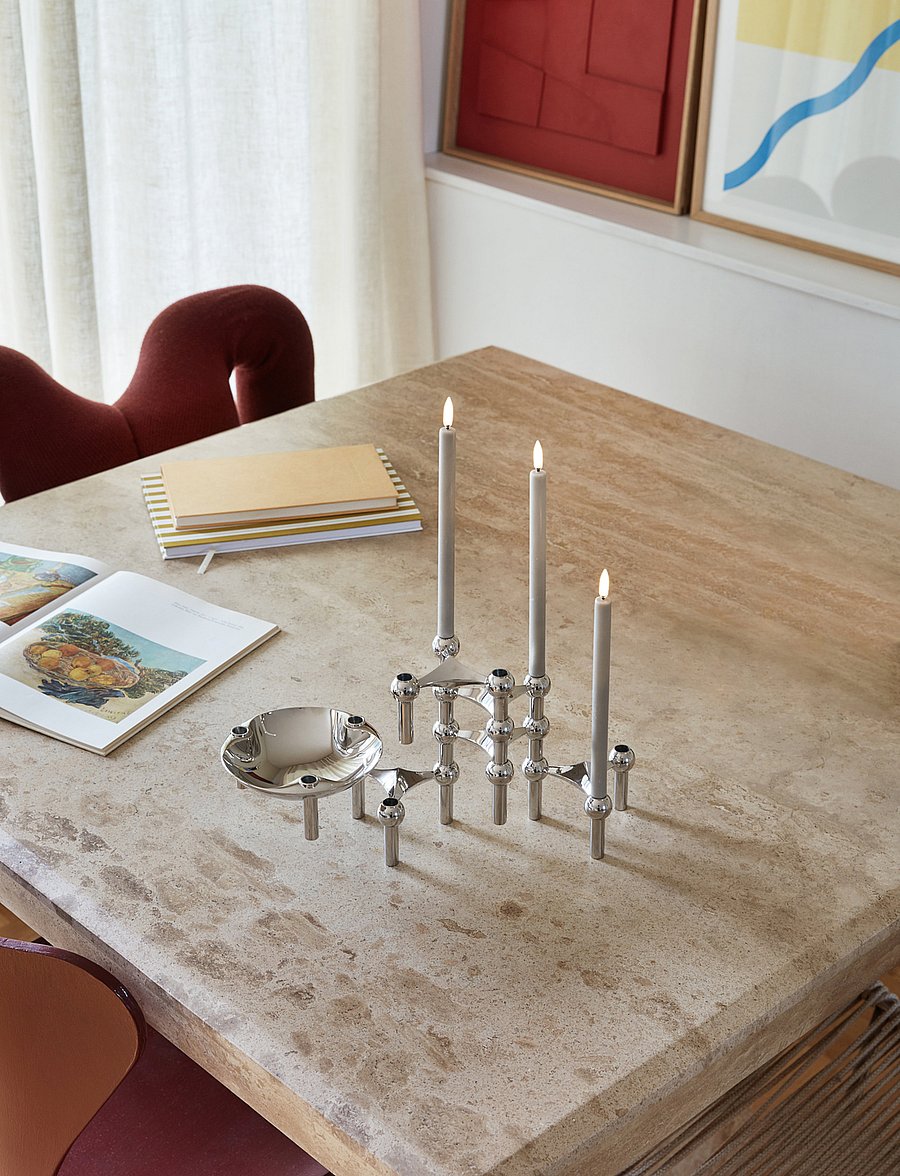 STOFF Nagel - STOFF Nagel LED candles by Uyuni Lighting, box with 2 pieces - led küünlad - sand - 4