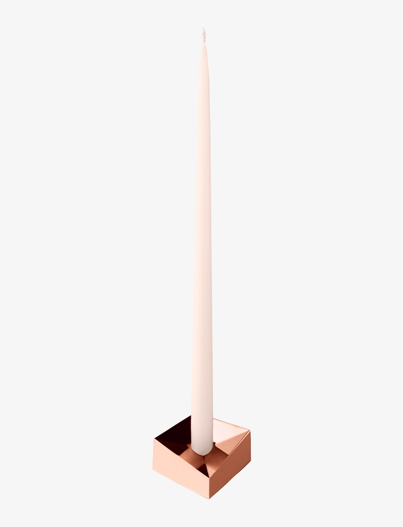 STOFF Nagel Reflect Candle Holder, Lysestage, Pink, Str: H:2.70CM