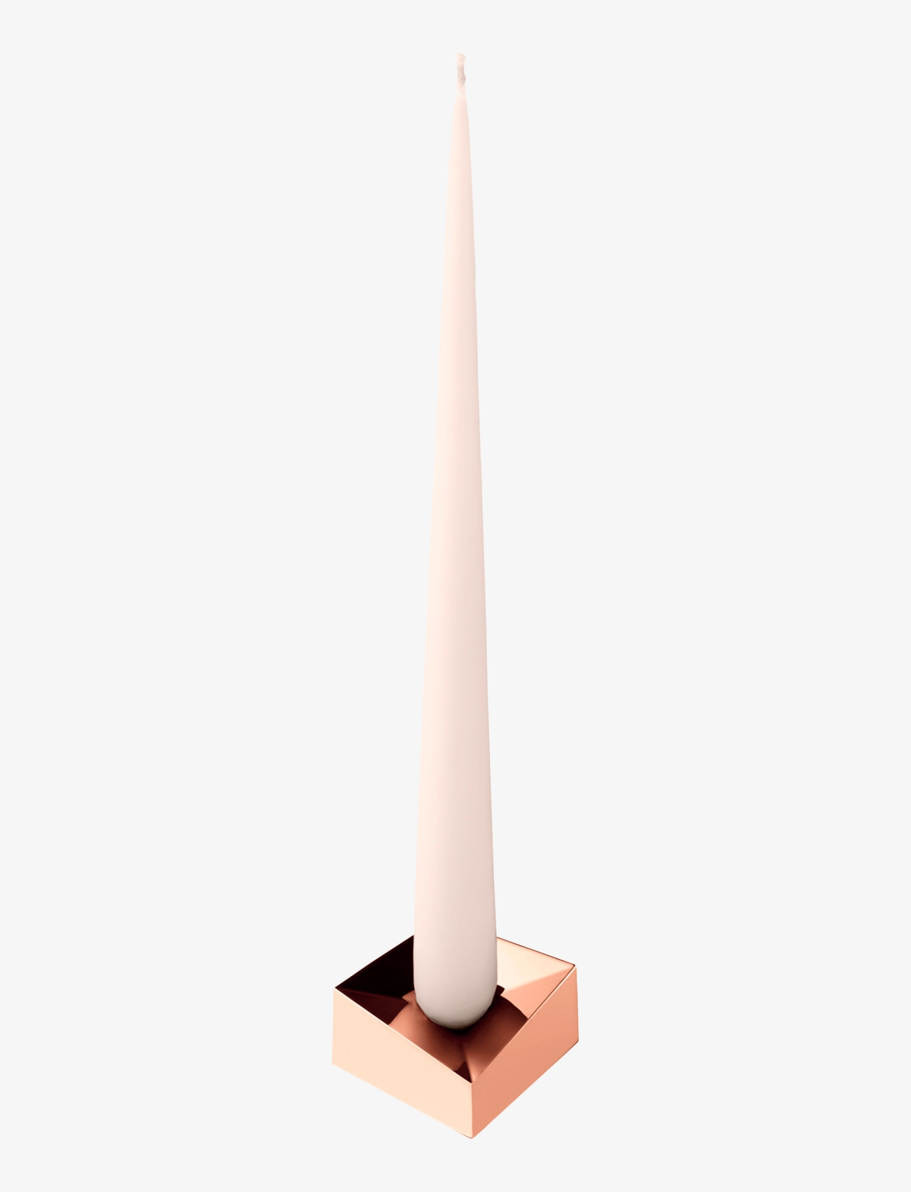 STOFF Nagel Reflect Candle Holder, Lysestage, Pink, Str: H:3.2CM