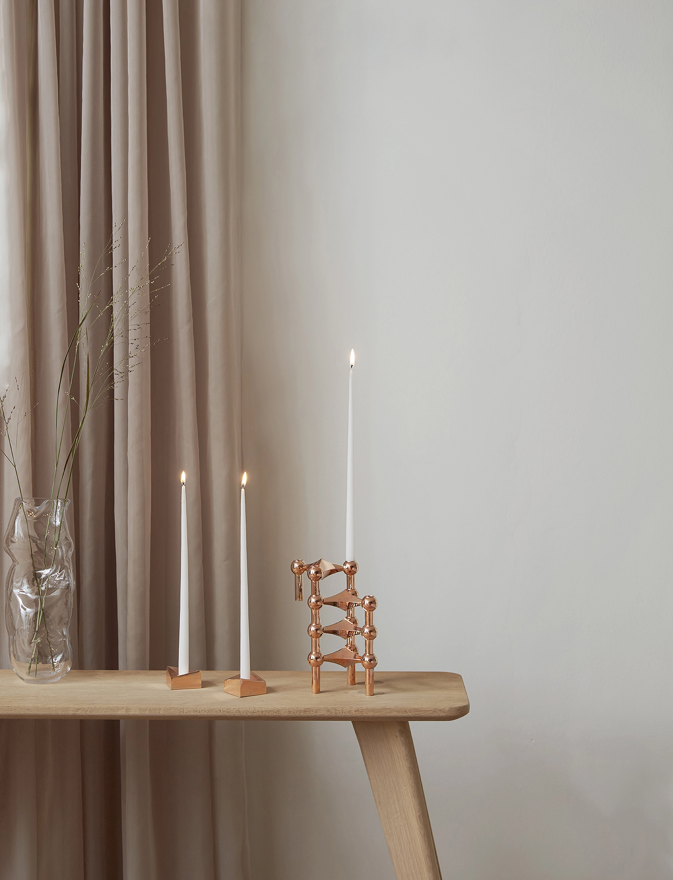 STOFF Nagel - Reflect candle holder - Świeczniki - rose gold - 2