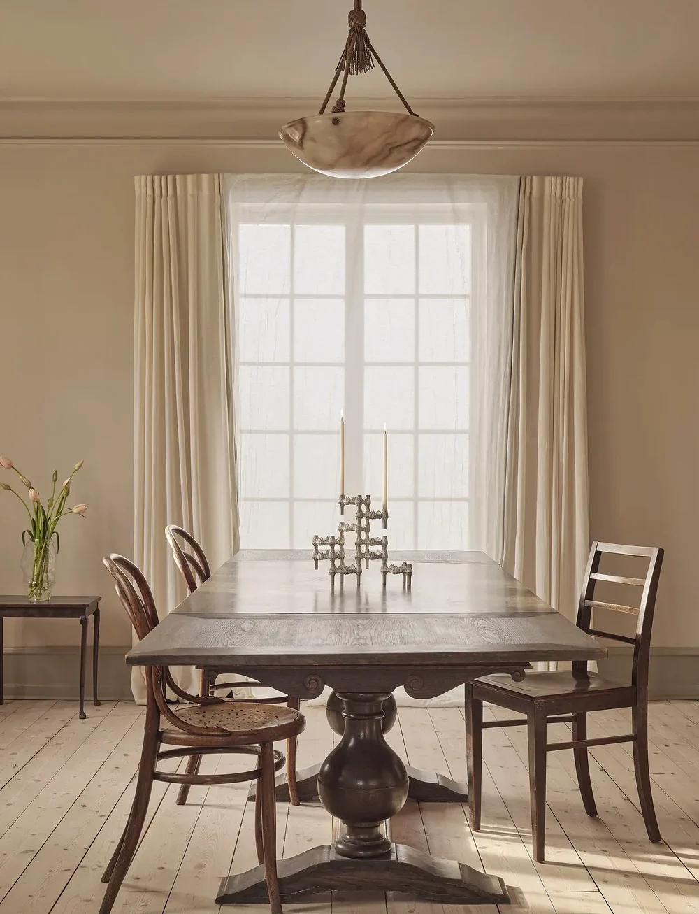 STOFF Nagel - Quist candle holder (set with 3 pcs) - brushed chrome - osta hinnan perusteella - brushed chrome - 3