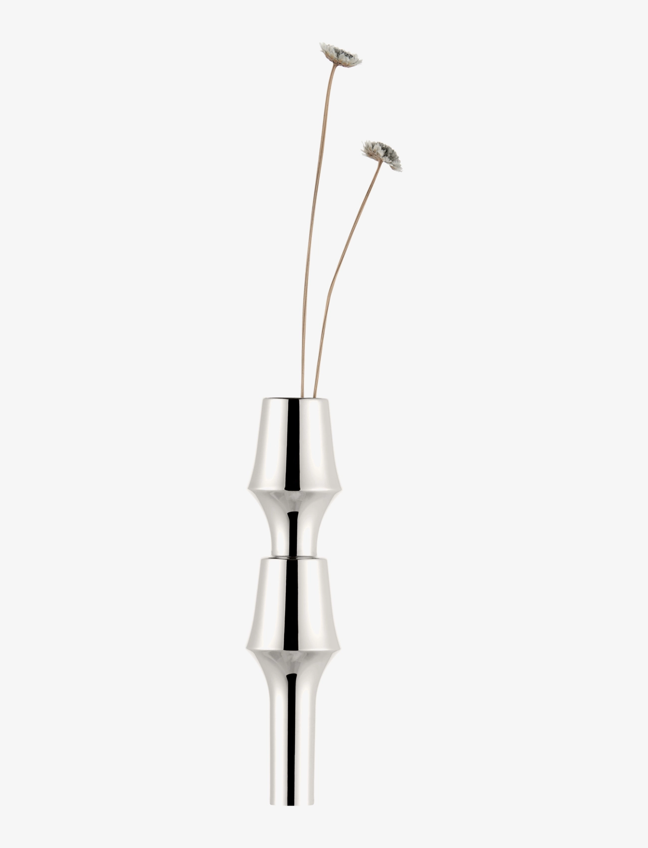STOFF Nagel Bmf Vase Chrome, Lysestage, Sølv, Str: ONE SIZE