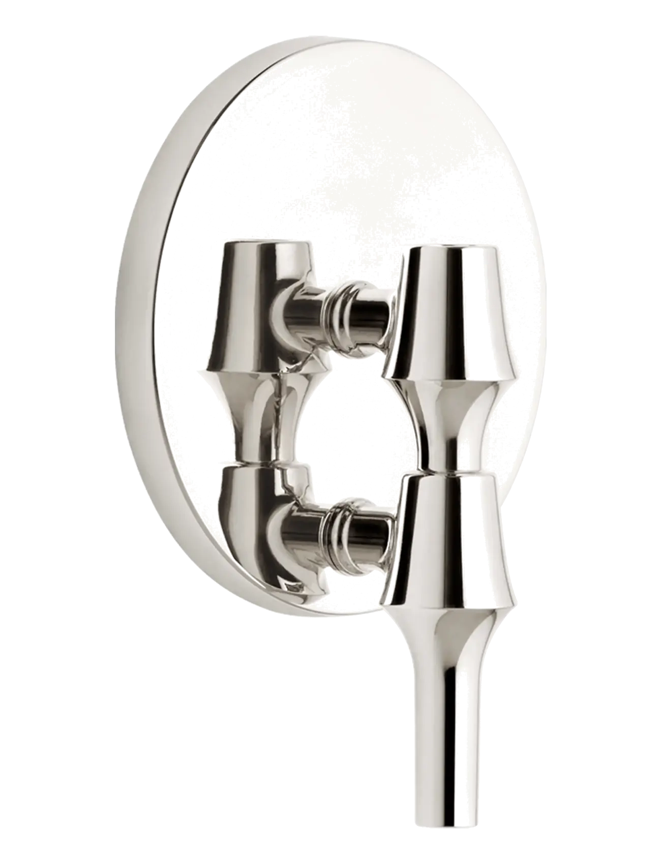 STOFF Nagel BMF wall hanger - chrome - Kerzenständer - CHROME / silver