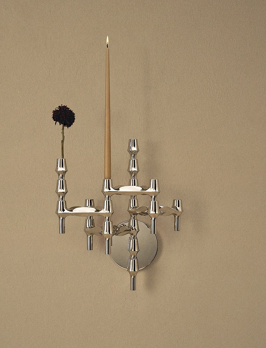 STOFF Nagel - BMF wall hanger - chrome - wand dekoration - chrome - 2