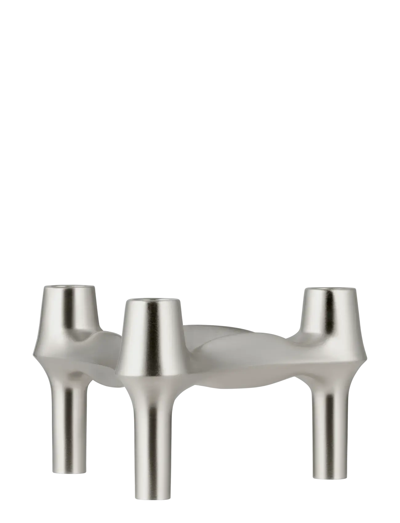 STOFF Nagel STOFF Nagel BMF candle holder - Interiør - BRUSHED CHROME / silver