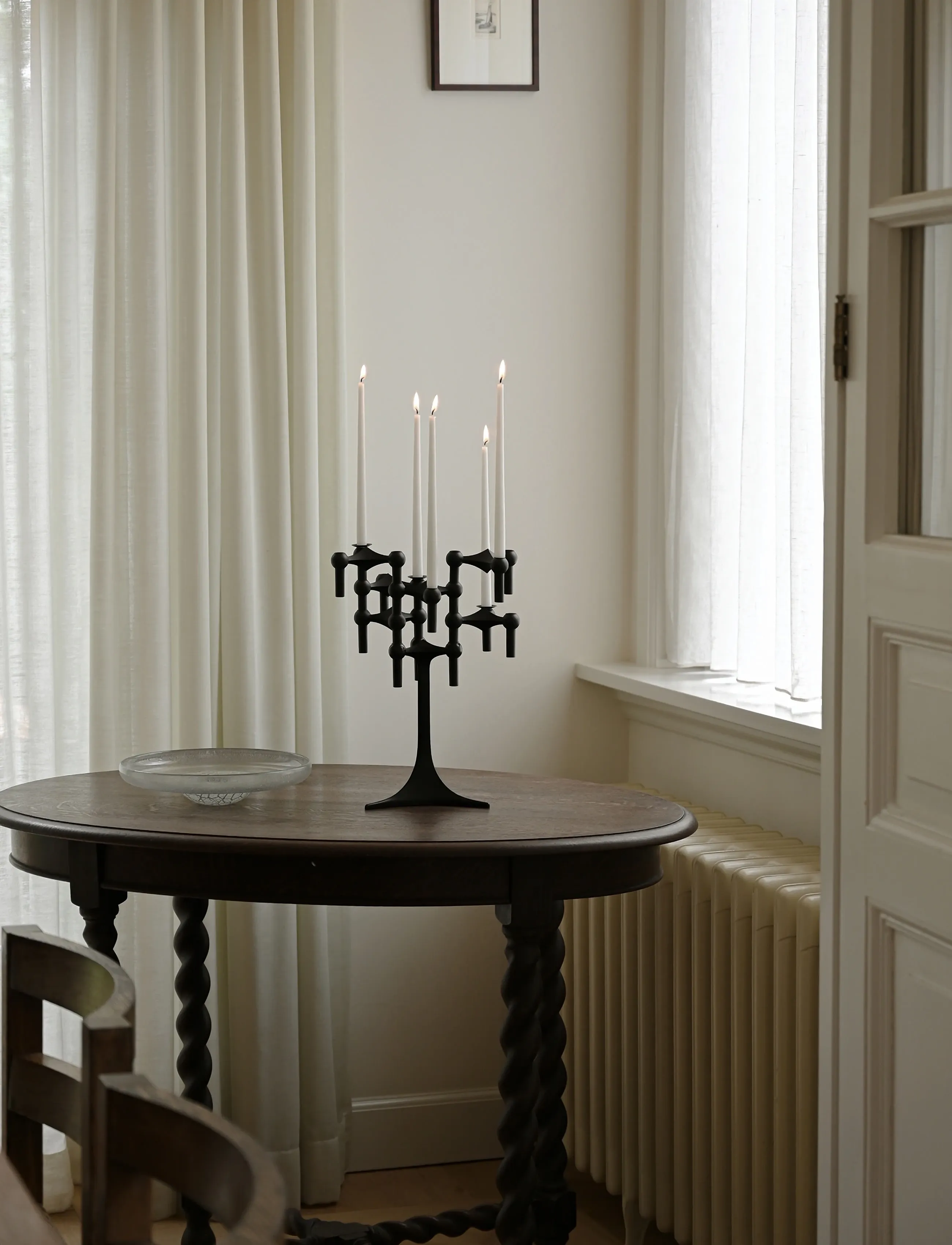 STOFF Nagel - STOFF Nagel candle holder - osta hinna alusel - black - 3