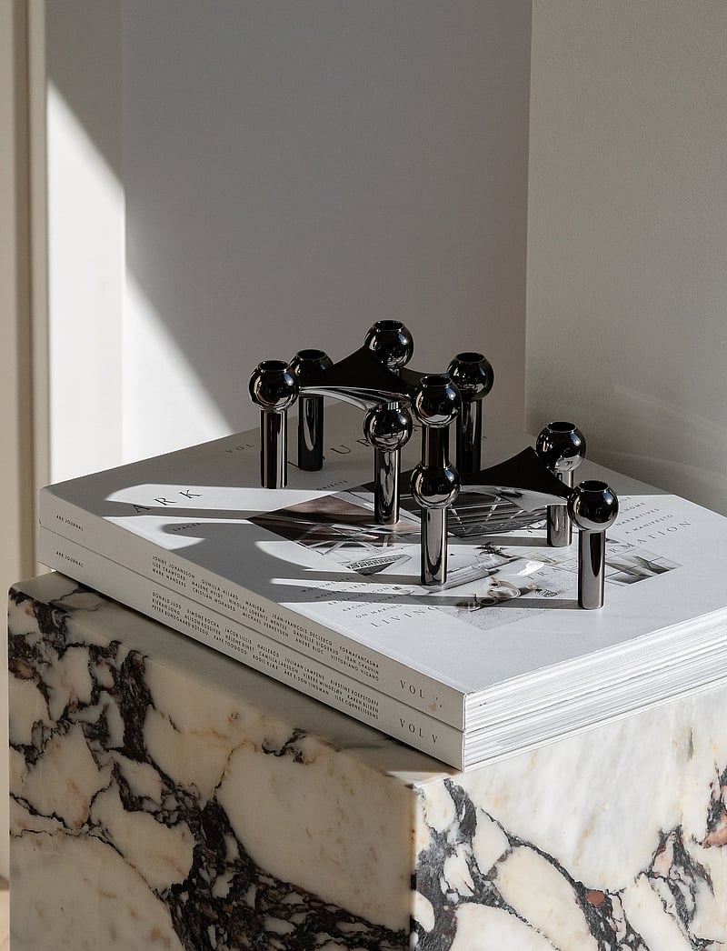 STOFF Nagel - STOFF Nagel candle holder - nach preis einkaufen - black chrome - 3