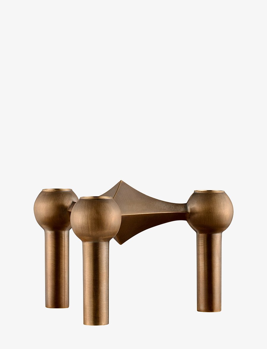 STOFF Nagel - STOFF Nagel candle holder - nach preis einkaufen - bronzed brass - 1