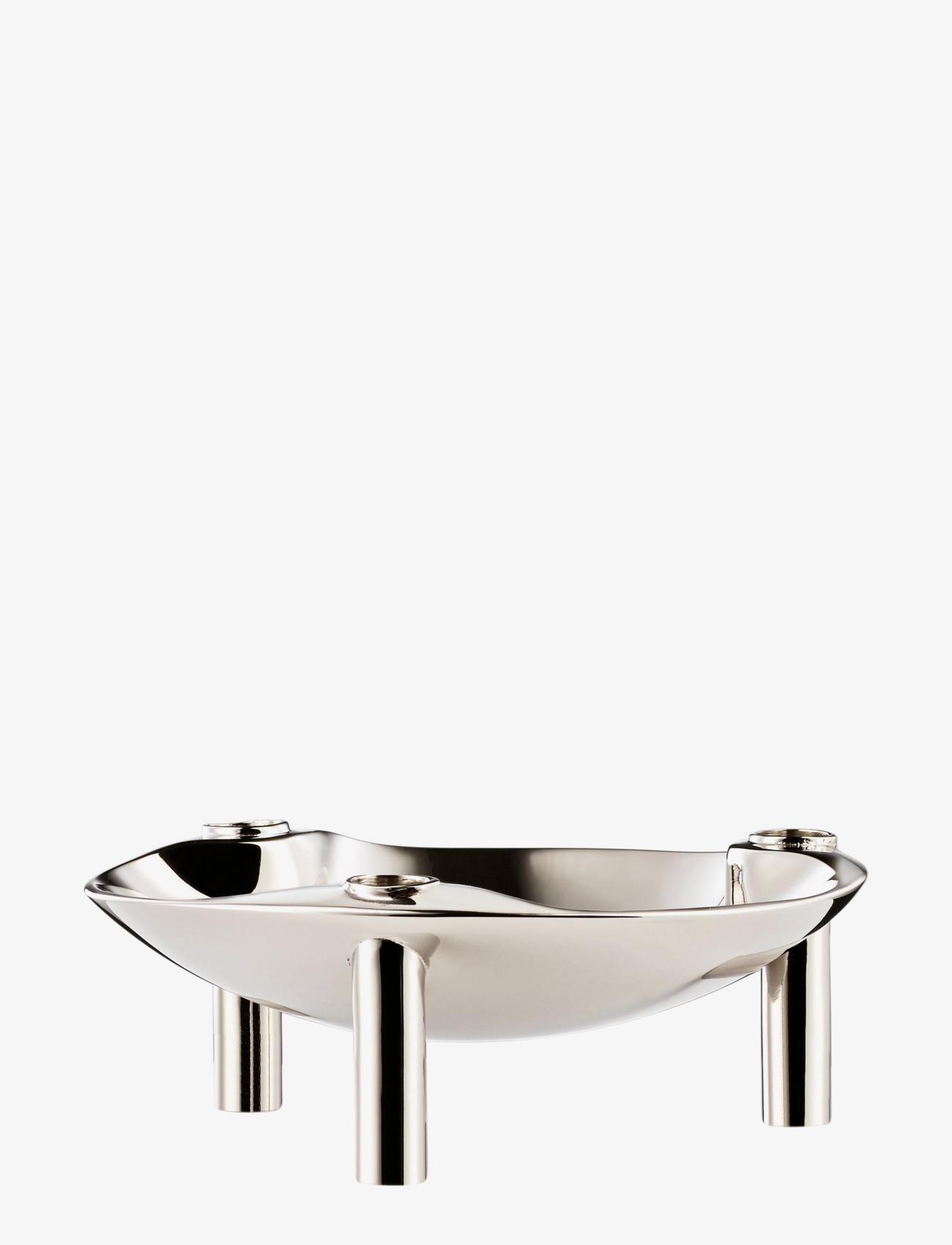 STOFF Nagel Bowl, Decorative Platters, Sølv, Str: Ø13.8