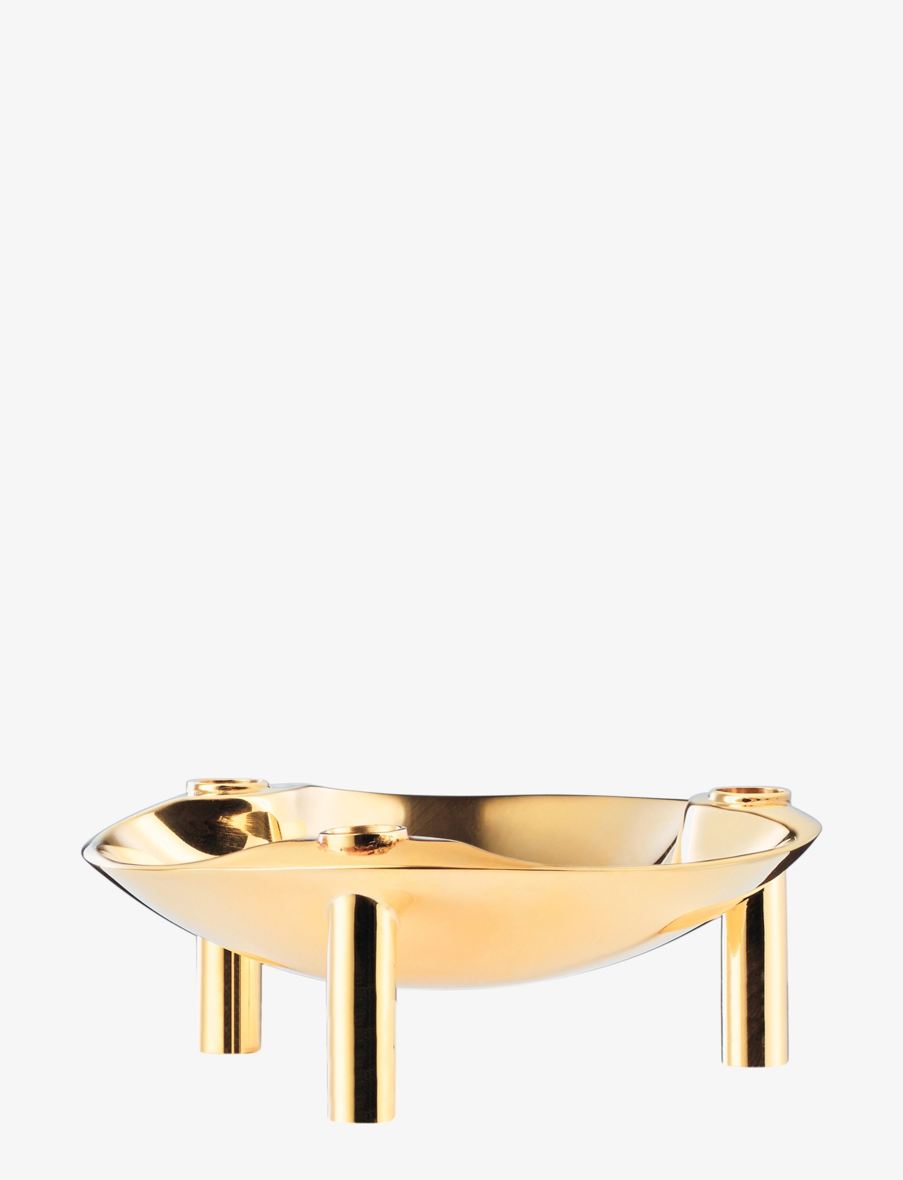 STOFF Nagel Bowl, Decorative Platters, Guld, Str: Ø13.8