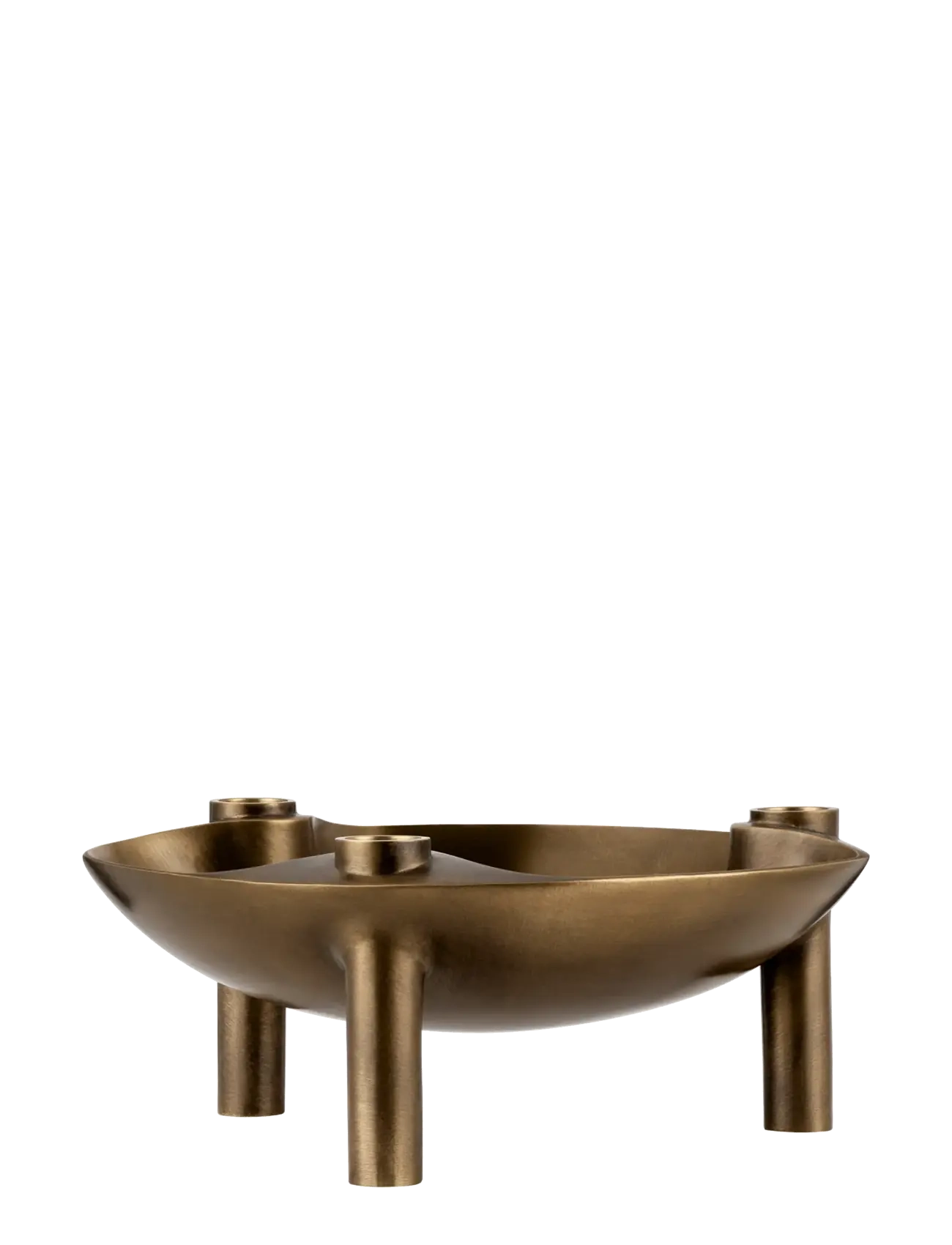 STOFF Nagel STOFF Nagel bowl - bronzed brass - Dekorativa fat & Skålar - BRONZED BRASS / brown