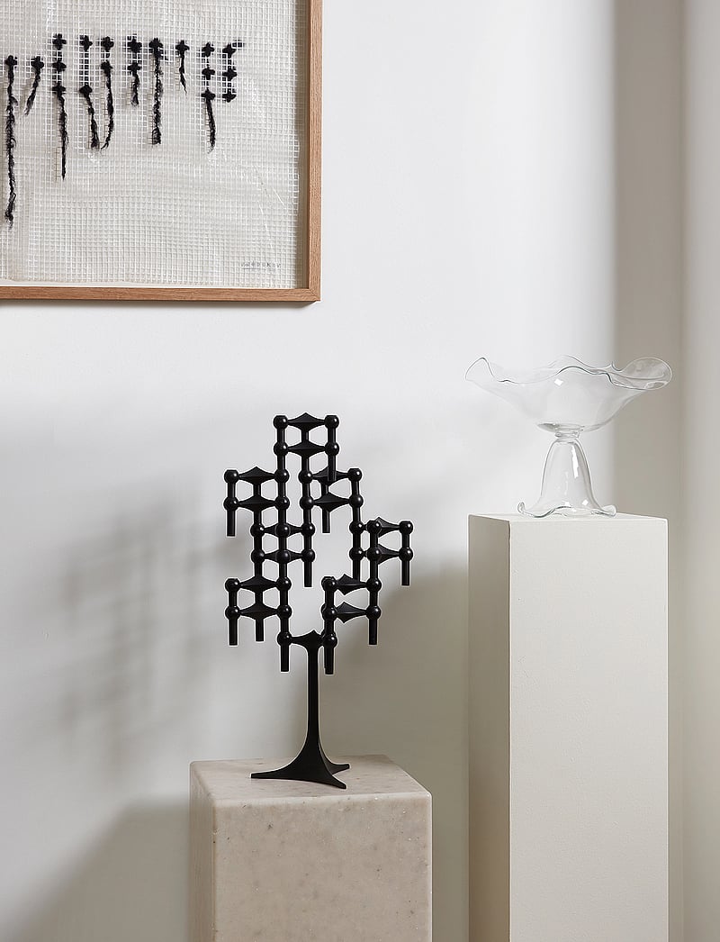 STOFF Nagel - STOFF Nagel candle holder, set with 3 pieces - nach preis einkaufen - black - 3