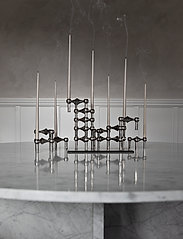 STOFF Nagel - STOFF Nagel candle holder, set with 3 pieces - achat par prix - chrome - 1