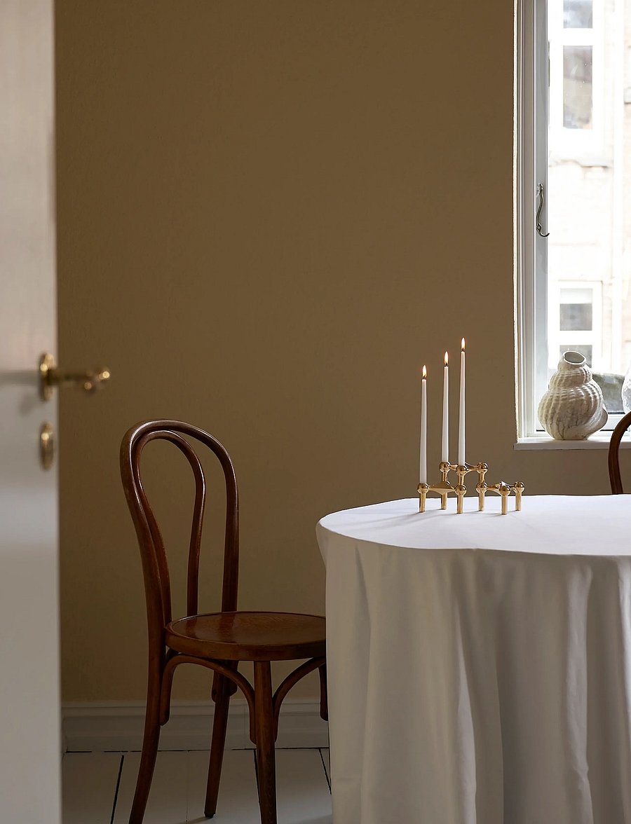 STOFF Nagel - STOFF Nagel candle holder, set with 3 pieces - osta hinna alusel - brass - 3