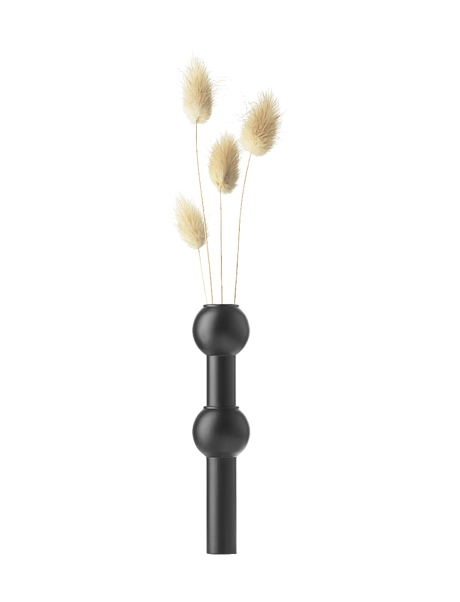 STOFF Nagel - STOFF Nagel vase - sõbrapäeva kingitused - black - 1