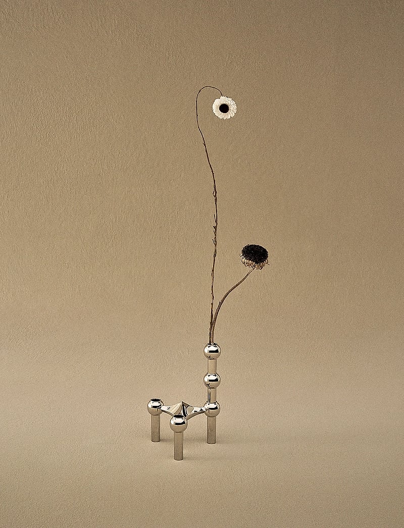 STOFF Nagel - STOFF Nagel vase - valentinstaggeschenke - chrome - 0