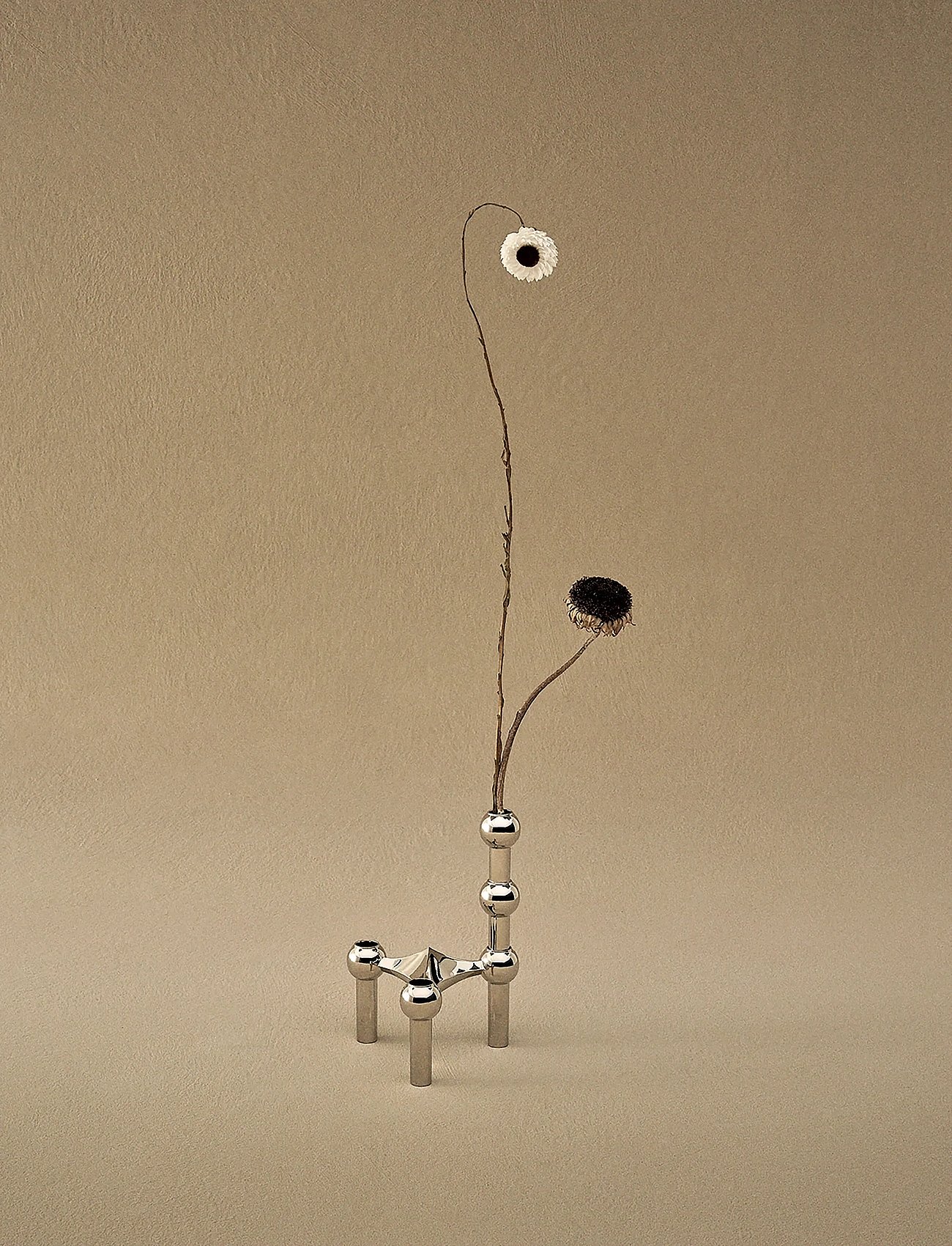 STOFF Nagel vase - CHROME
