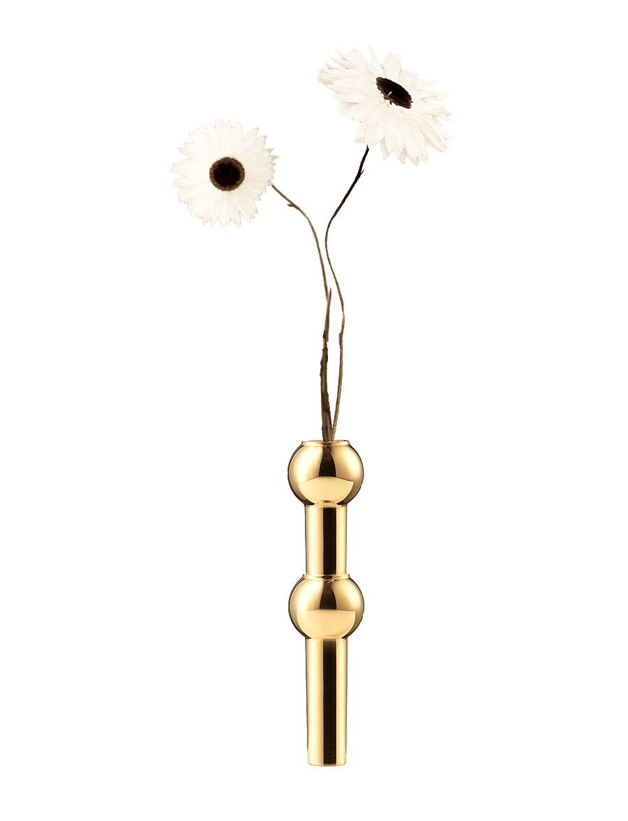 STOFF Nagel - STOFF Nagel vase - valentinstaggeschenke - brass - 1