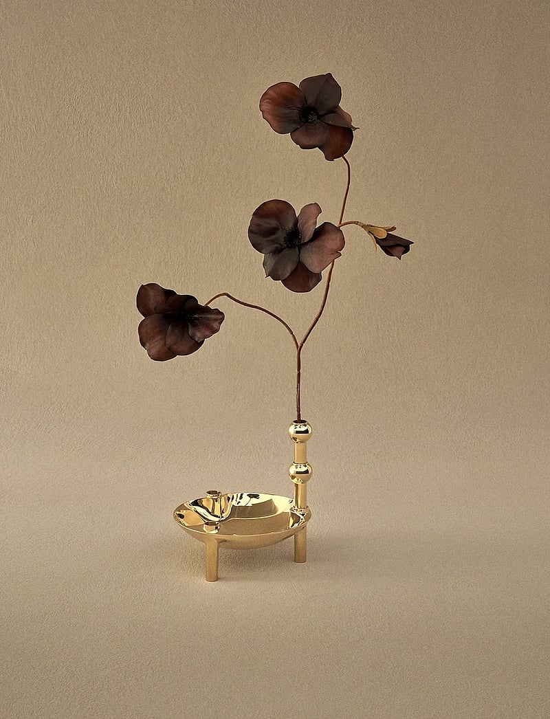 STOFF Nagel - STOFF Nagel vase - sõbrapäeva kingitused - brass - 0