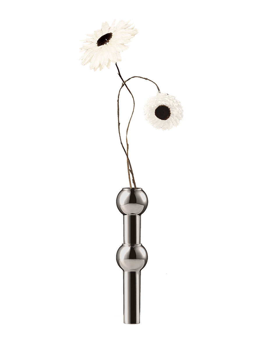 STOFF Nagel - STOFF Nagel vase - black chrome - valentinstaggeschenke - black chrome - 1