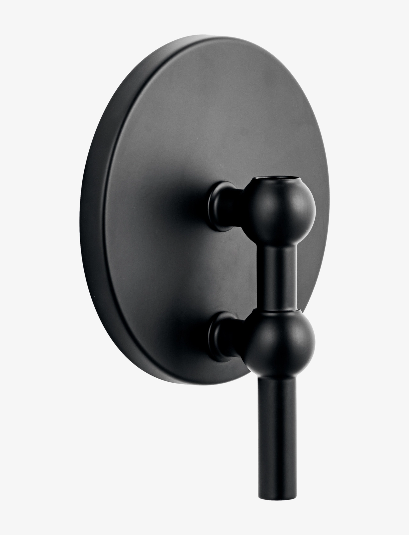 STOFF Nagel Wall Hanger Black, Lysestage, Sort, Str: 14.5X11CM